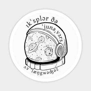 Explore The Universe Of Languages Magnet